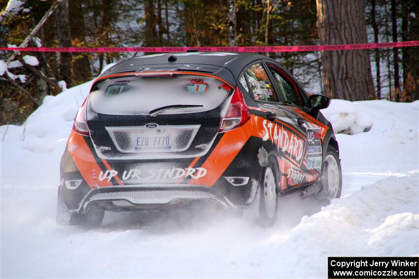 Stepan Kravets / Bohdan Kravets Ford Fiesta ST on SS15, Agren-Hunters II.
