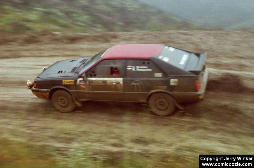 Emil Krastev / Roman Parouchev Audi Quattro Coupe on Del Sur 2