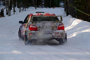 Mike Carr / Jeremy Agostino Subaru WRX STi on SS15, Agren-Hunters II.