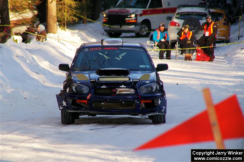 Mike Carr / Jeremy Agostino Subaru WRX STi on SS15, Agren-Hunters II.