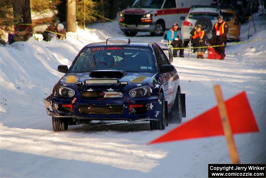 Mike Carr / Jeremy Agostino Subaru WRX STi on SS15, Agren-Hunters II.