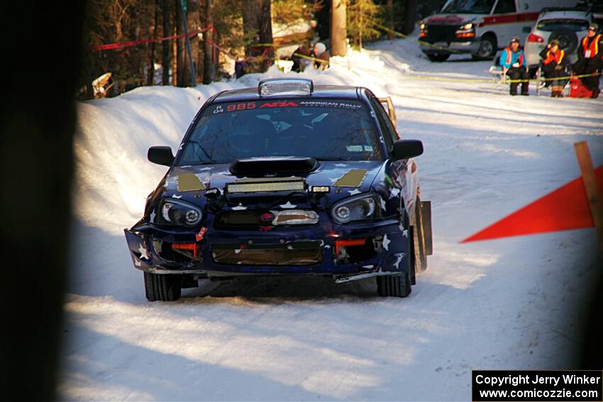 Mike Carr / Jeremy Agostino Subaru WRX STi on SS15, Agren-Hunters II.