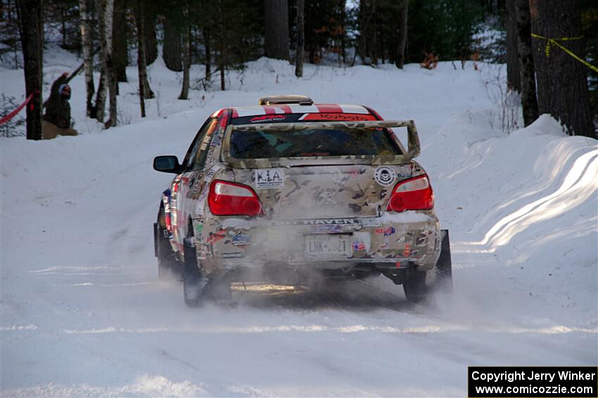 Mike Carr / Jeremy Agostino Subaru WRX STi on SS15, Agren-Hunters II.