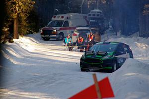 Nick Tippman / David Tippman Ford Fiesta ST on SS15, Agren-Hunters II.