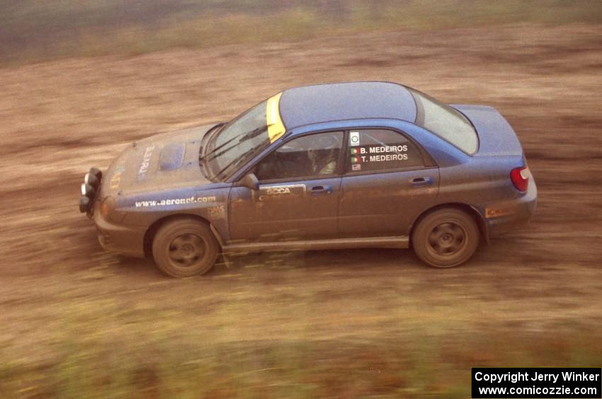 Ben Medeiros / Tony Medeiros Subaru WRX on Del Sur 2