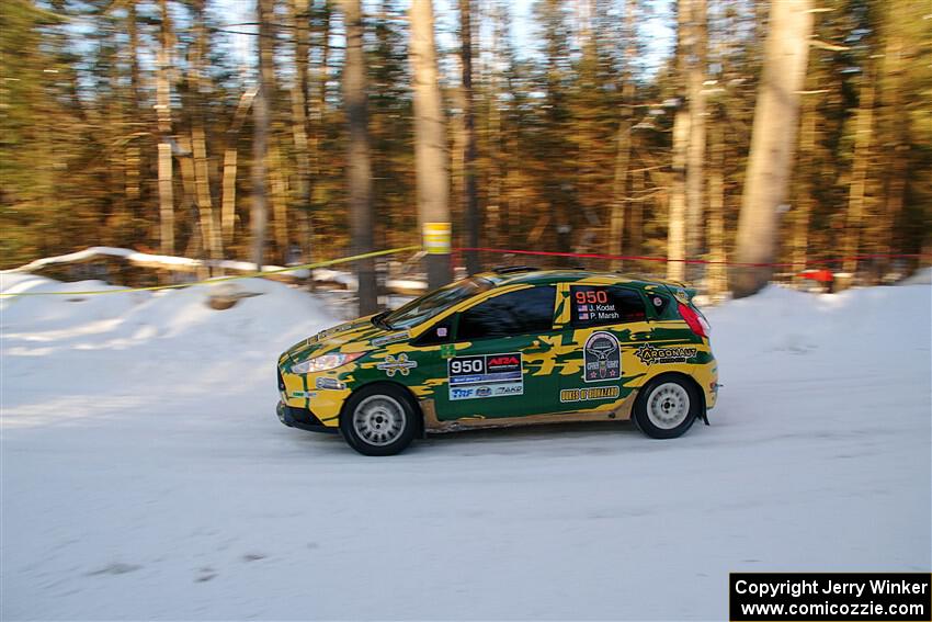 Jason Kodat / Phil Marsh Ford Fiesta ST on SS15, Agren-Hunters II.