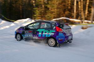 Imogen Thompson / Steve Harrell Ford Fiesta on SS15, Agren-Hunters II.