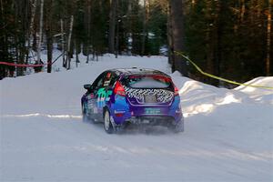Imogen Thompson / Steve Harrell Ford Fiesta on SS15, Agren-Hunters II.