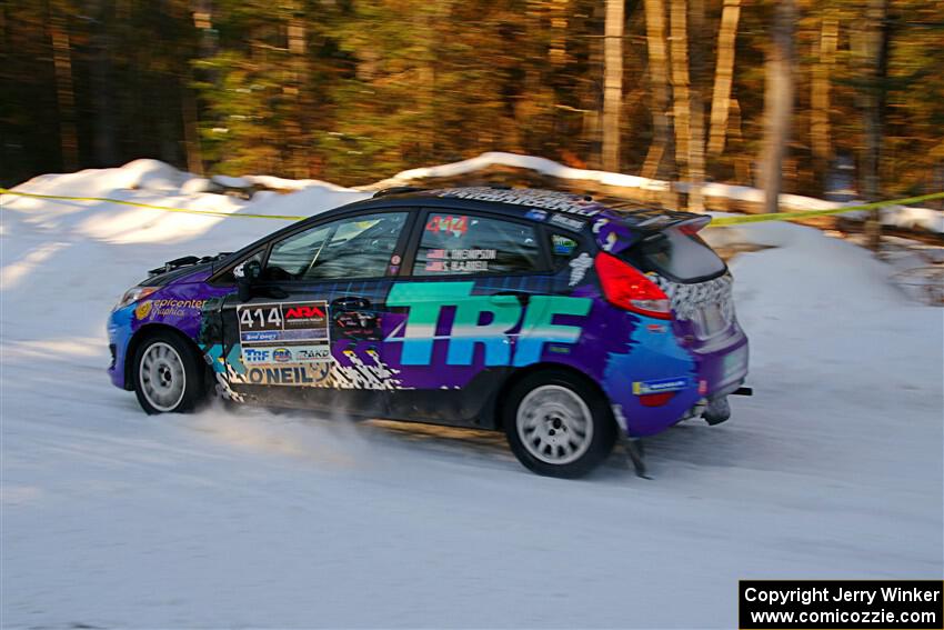 Imogen Thompson / Steve Harrell Ford Fiesta on SS15, Agren-Hunters II.