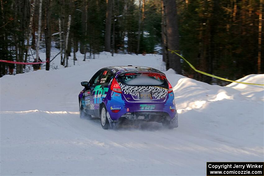 Imogen Thompson / Steve Harrell Ford Fiesta on SS15, Agren-Hunters II.