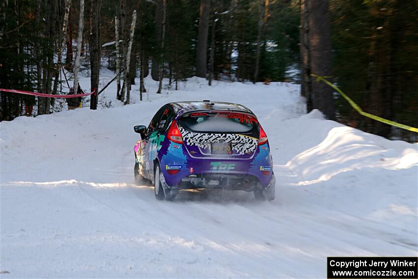 Imogen Thompson / Steve Harrell Ford Fiesta on SS15, Agren-Hunters II.
