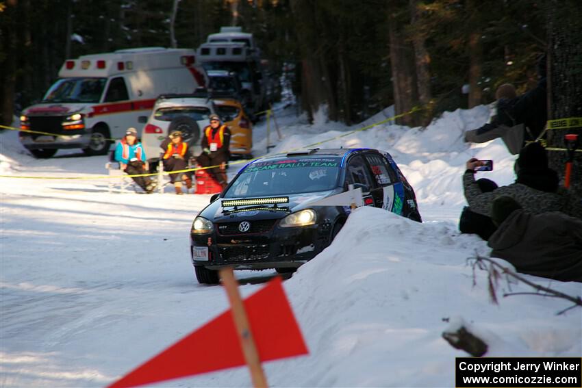 Scott James / Michelle Donovan VW GTI on SS15, Agren-Hunters II.