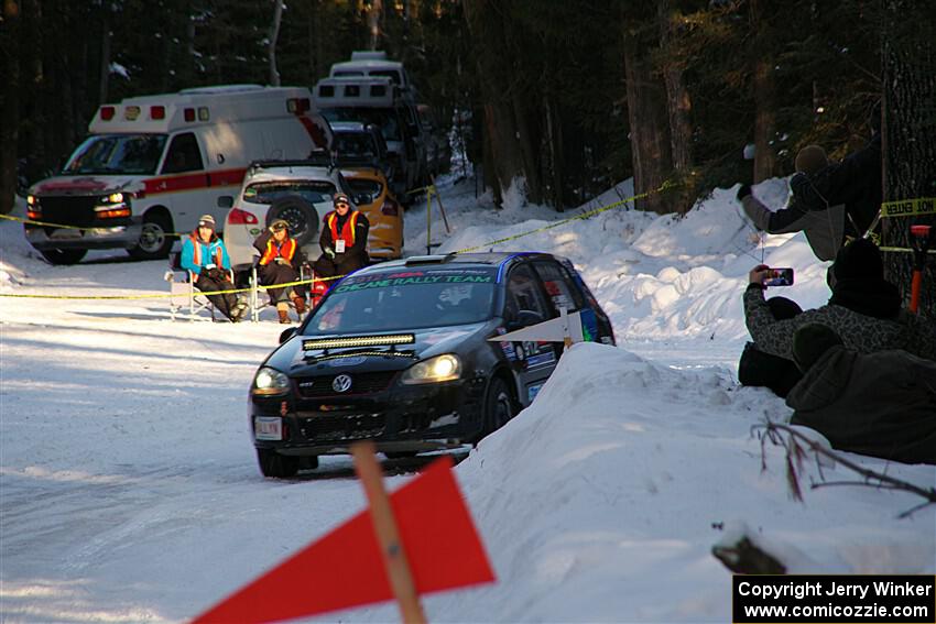 Scott James / Michelle Donovan VW GTI on SS15, Agren-Hunters II.