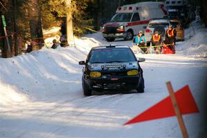 Chase Blakely / Mike Callaway VW GTI GLX on SS15, Agren-Hunters II.