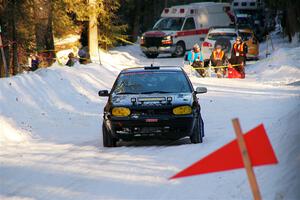 Chase Blakely / Mike Callaway VW GTI GLX on SS15, Agren-Hunters II.