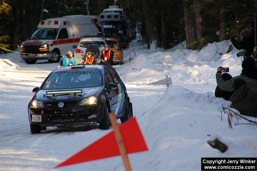 Scott James / Michelle Donovan VW GTI on SS15, Agren-Hunters II.
