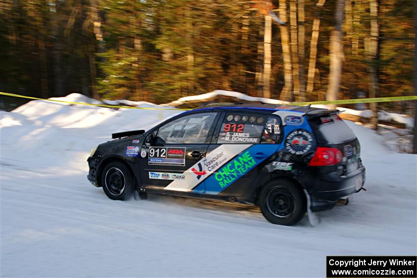 Scott James / Michelle Donovan VW GTI on SS15, Agren-Hunters II.