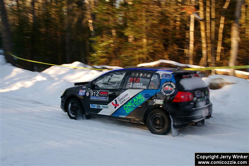 Scott James / Michelle Donovan VW GTI on SS15, Agren-Hunters II.