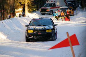 Chase Blakely / Mike Callaway VW GTI GLX on SS15, Agren-Hunters II.