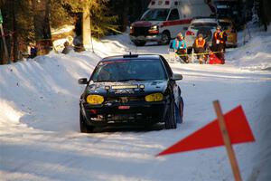 Chase Blakely / Mike Callaway VW GTI GLX on SS15, Agren-Hunters II.