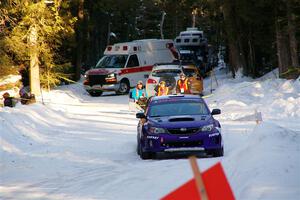 Nick Pysklyvets / Roman Romanchuk Subaru WRX STi on SS15, Agren-Hunters II.