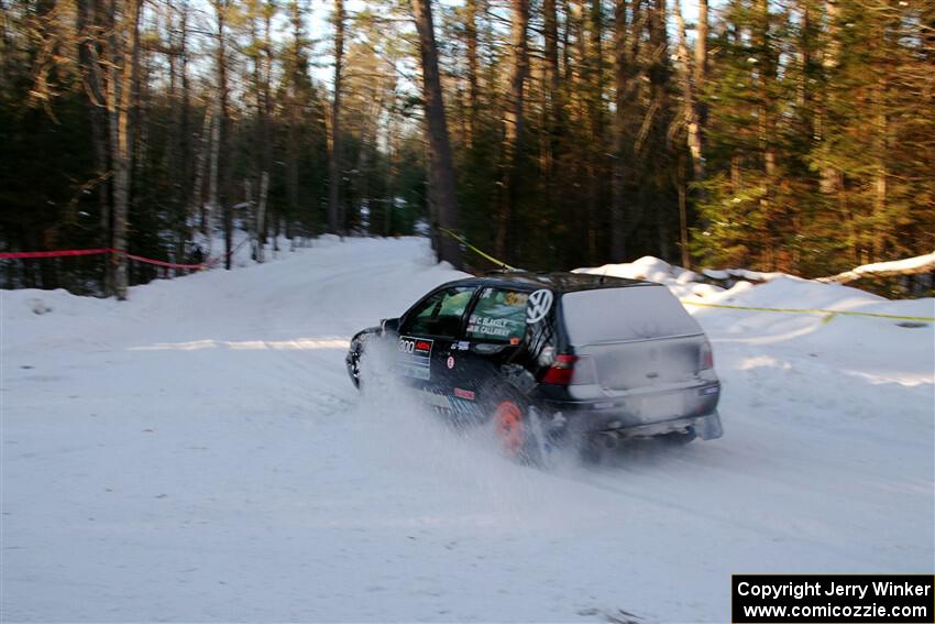 Chase Blakely / Mike Callaway VW GTI GLX on SS15, Agren-Hunters II.