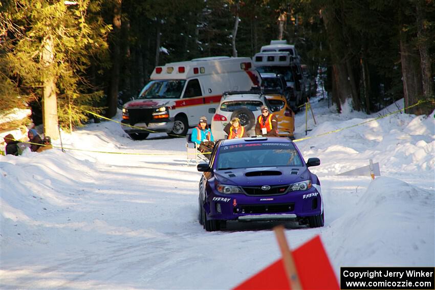 Nick Pysklyvets / Roman Romanchuk Subaru WRX STi on SS15, Agren-Hunters II.