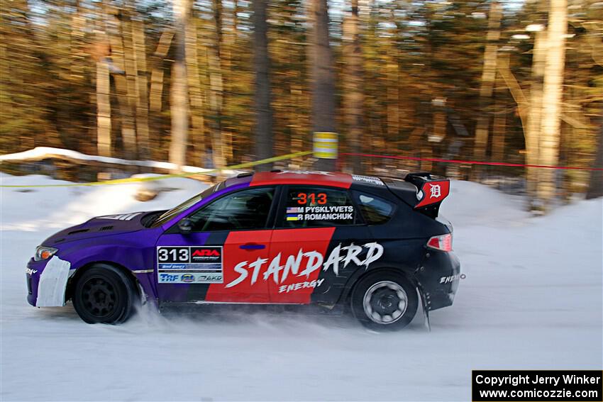 Nick Pysklyvets / Roman Romanchuk Subaru WRX STi on SS15, Agren-Hunters II.