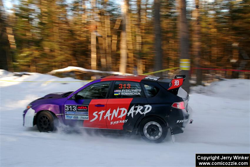 Nick Pysklyvets / Roman Romanchuk Subaru WRX STi on SS15, Agren-Hunters II.