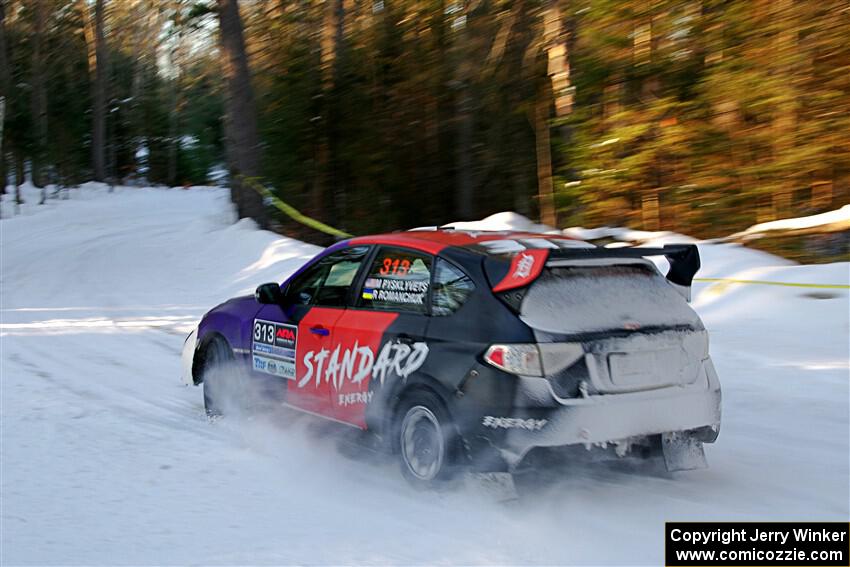 Nick Pysklyvets / Roman Romanchuk Subaru WRX STi on SS15, Agren-Hunters II.