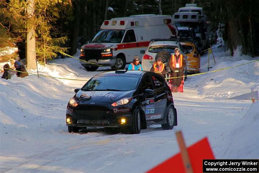 John Barnett / Lucas Laeser Ford Fiesta ST on SS15, Agren-Hunters II.