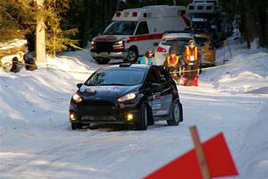 John Barnett / Lucas Laeser Ford Fiesta ST on SS15, Agren-Hunters II.