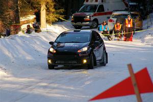John Barnett / Lucas Laeser Ford Fiesta ST on SS15, Agren-Hunters II.