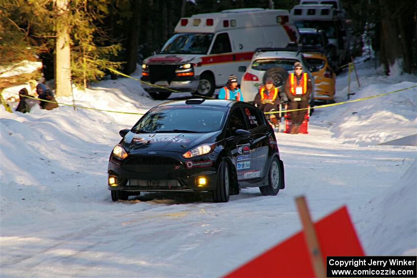 John Barnett / Lucas Laeser Ford Fiesta ST on SS15, Agren-Hunters II.