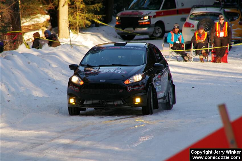 John Barnett / Lucas Laeser Ford Fiesta ST on SS15, Agren-Hunters II.