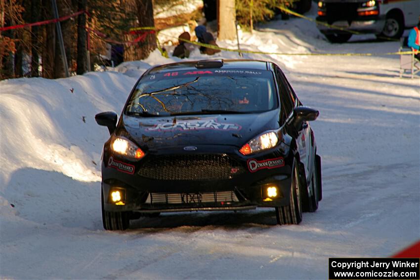 John Barnett / Lucas Laeser Ford Fiesta ST on SS15, Agren-Hunters II.