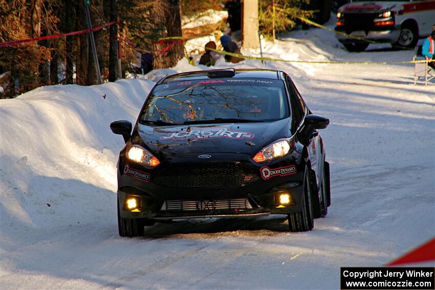 John Barnett / Lucas Laeser Ford Fiesta ST on SS15, Agren-Hunters II.