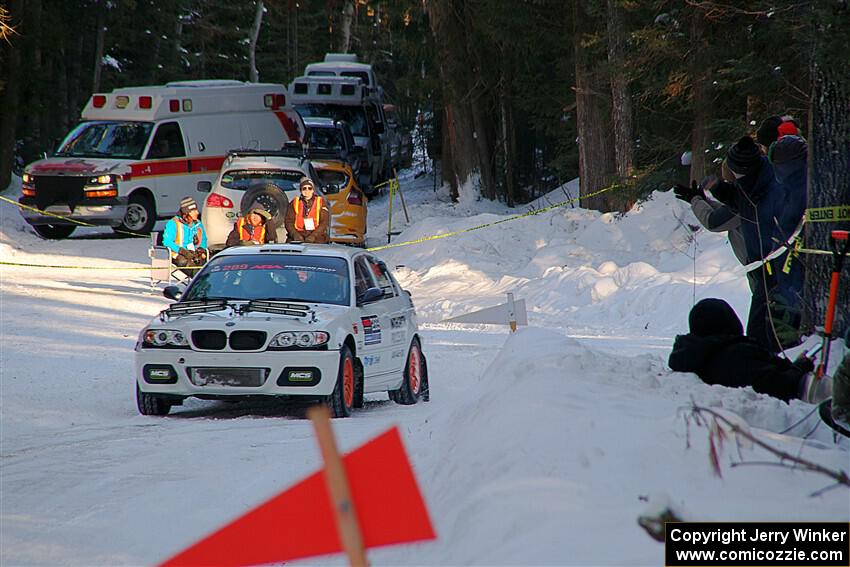 Steve Rowlands / Tessa Jordan BMW 330i on SS15, Agren-Hunters II.