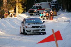 Steve Rowlands / Tessa Jordan BMW 330i on SS15, Agren-Hunters II.
