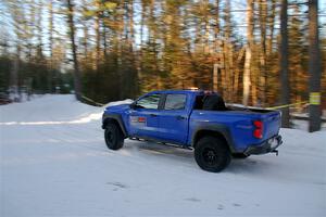 A Chevy Colorado pickup sweeps SS15, Agren-Hunters II.