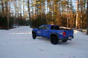 A Chevy Colorado pickup sweeps SS15, Agren-Hunters II.