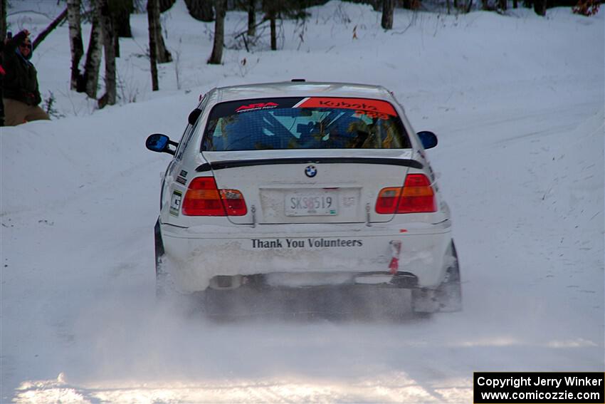 Steve Rowlands / Tessa Jordan BMW 330i on SS15, Agren-Hunters II.