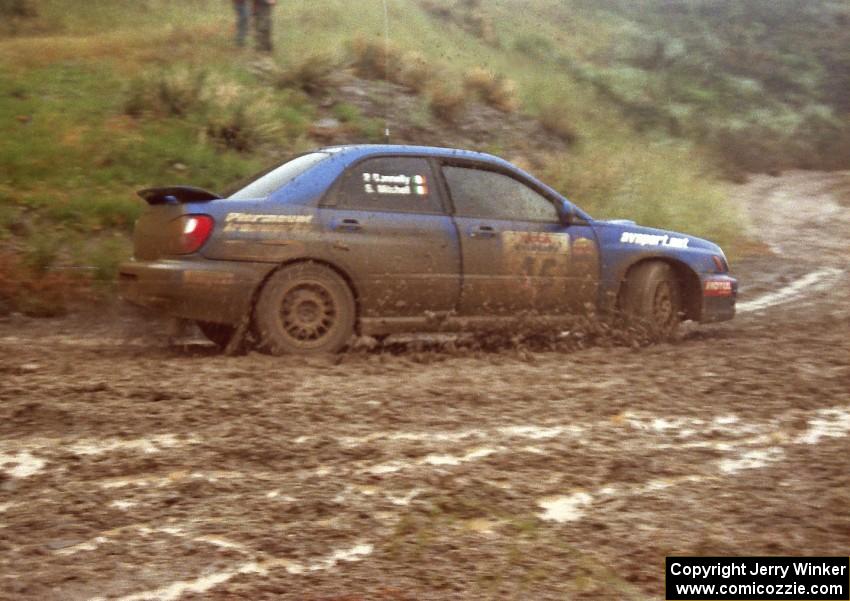 Shane Mitchell / Paul Donnelly Subaru WRX on Del Sur 2