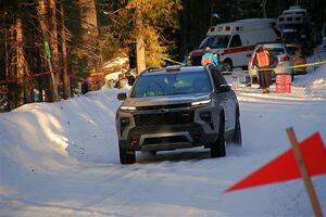 A Chevy Traverse SUV sweeps SS15, Agren-Hunters II.