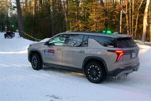 A Chevy Traverse SUV sweeps SS15, Agren-Hunters II.