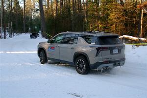 A Chevy Traverse SUV sweeps SS15, Agren-Hunters II.