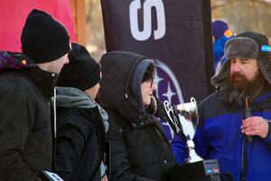 Chris Nonack and Sara Nonack were winners of the Krolikowski Kup, presented by Cindy Krolikowski.