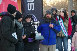 Chris Nonack and Sara Nonack were winners of the Krolikowski Kup, presented by Cindy Krolikowski.