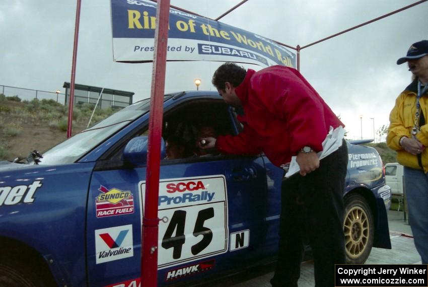 Shane Mitchell / Paul Donnelly won Group N in their Subaru WRX.