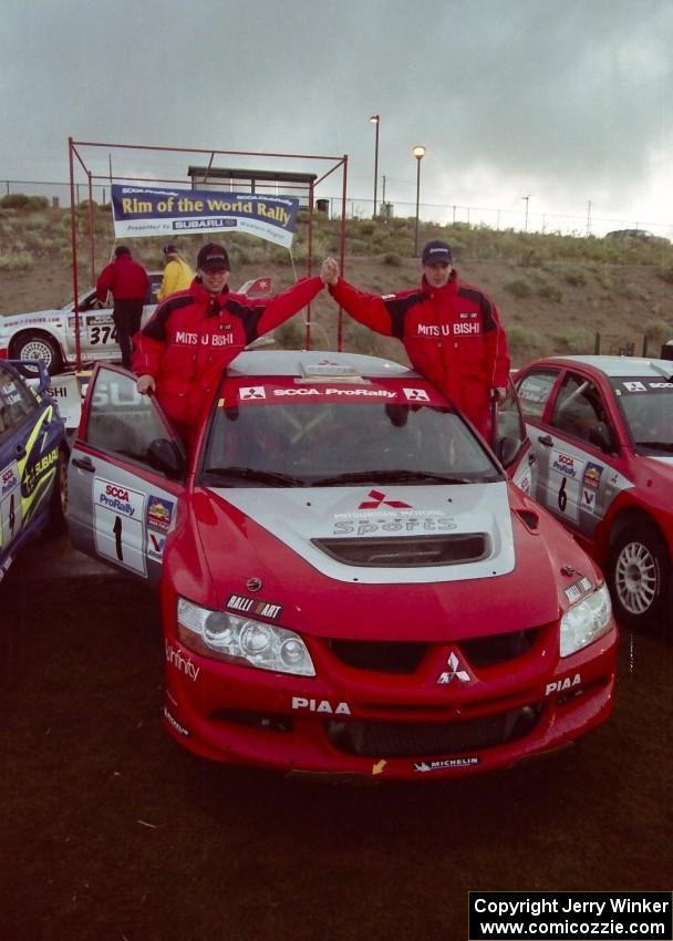 Winners: David Higgins / Daniel Barritt Mitsubishi Lancer Evo 8